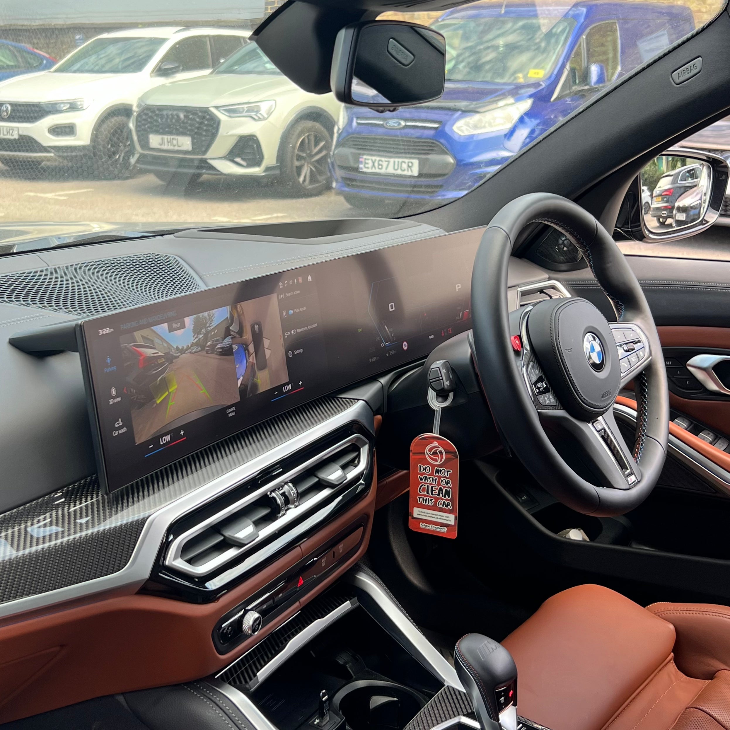 BMW M3 G80, M4 G82, M2 G87 & G SERIES MODELS IDRIVE 8 INSTRUMENT CLUSTER & NAVIGATION SCREEN PPF (2022+)